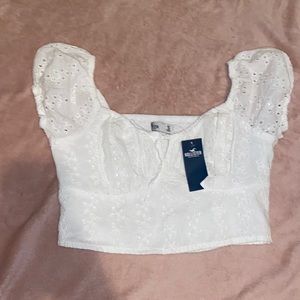 White Cap Sleeve Blouse